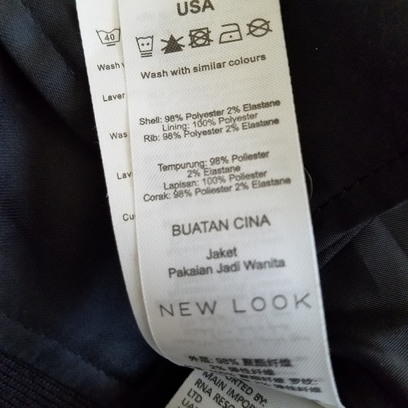 Cool Black and white Bomber Jacket  Size XS - Picture 6 of 6